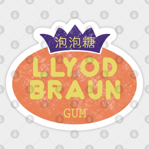 Lloyd’s Chinese Gum Sticker by Milasneeze